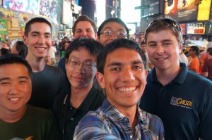 CalSol Team Picture in Time Square